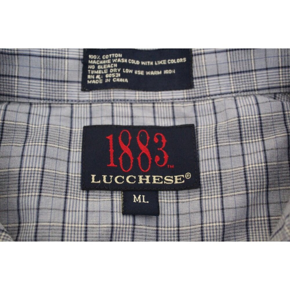 1883 Lucchese Men's Check Pattern Button Down Shi… - image 4